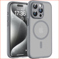 HandyhüLle StoßFest Kratzfest Magsafe Transluzente RüCkseite FüR Iphone 15 Pro