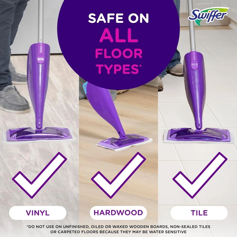Swiffer WetJet Mop Pad Refills 24 Ct – Surface & Hardwood Floor Cleaner Pads - Imagem 4 de 4