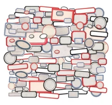 Idea-Ology Ephemera Snippets 120/Pkg Labels