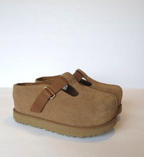 Ugg Goldenstar Hi Platform Clogs  Size 9 EU 40 Suede Shoes Brown Women's NEW