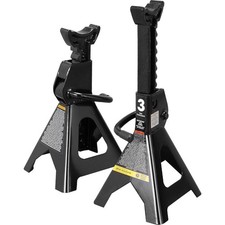 Steel Jack Stands 3 Ton 6000 lb Capacity Pair of 2 Vehicle Car Lift Support