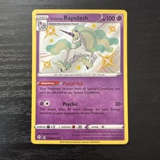 Galarian Rapidash SV048/SV122 Shining Fates Holofoil Rare Pokemon Card on eBay