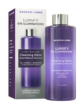 LUMIFY Eye Illuminations Cleansing Water & Eye Makeup Remover, 3-in-1...