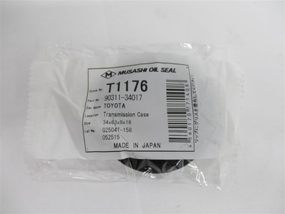 Musashi T1176 Transmission Case Oil Seal, 34x63x9x16mm, 90311-34017