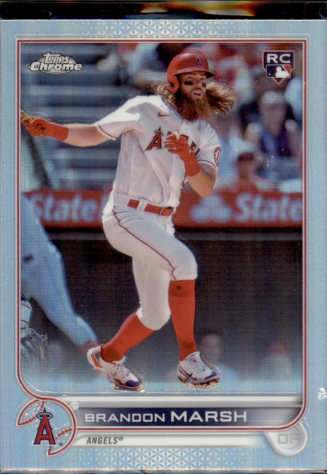 2022 Topps Chrome #133 Brandon Marsh Prism Refractor