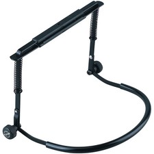 K M Harmonica Holder Woodwind Accessories 16416.000.55 Adjustable Black Rubber