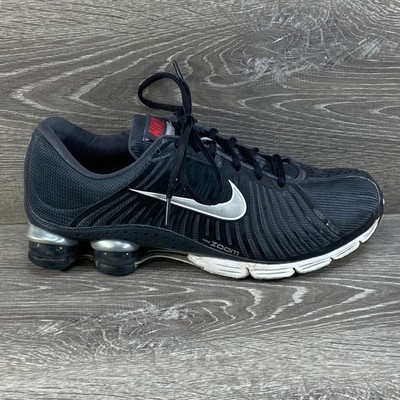 Nike Air Zoom Shox NZ Experience  Womens 11 Mens 9.5 Black Athletic Shoes 2008
