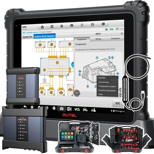 2026 Autel MaxiSys Ultra EV Car Scanner 5-in-1 VCMI HV System Analysis Kit German