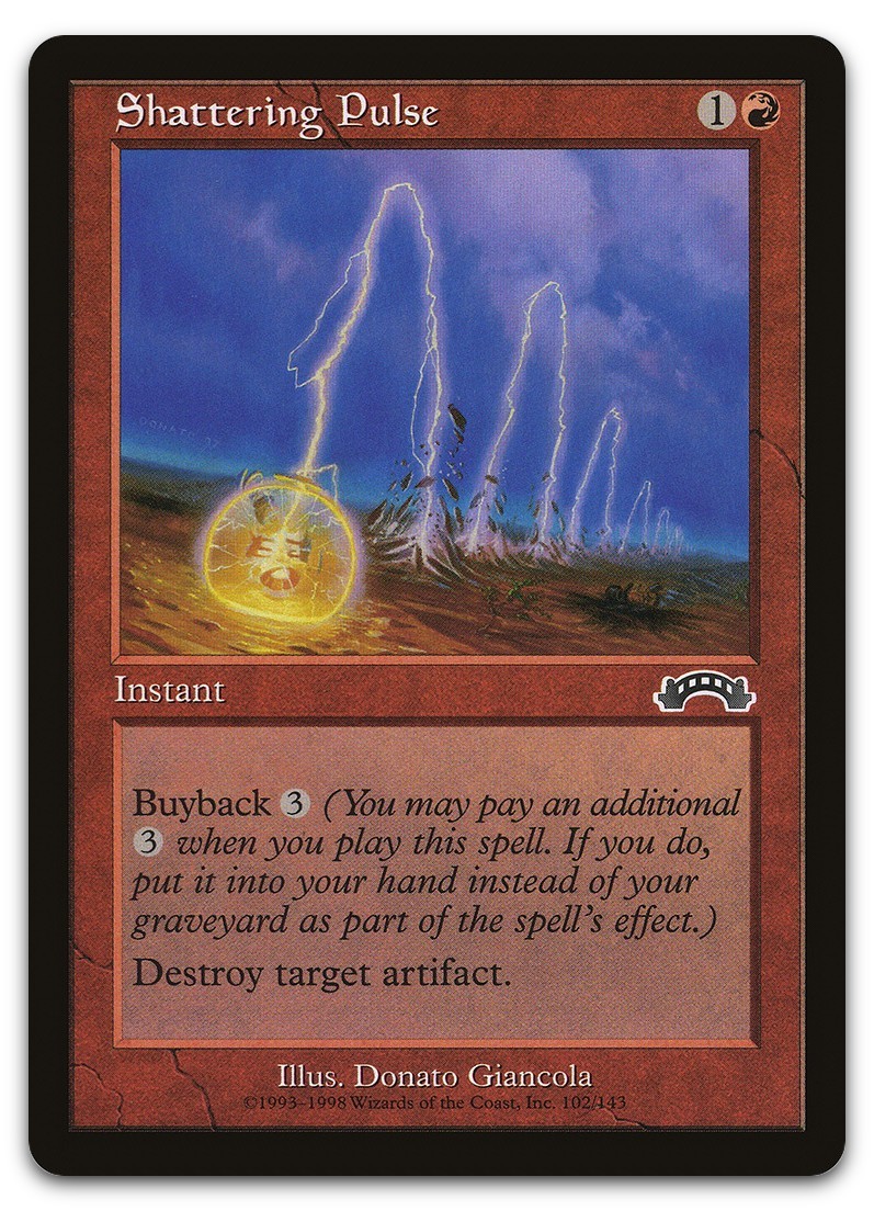 Shattering Pulse #102 (NM) Exodus EXO Magic MTG