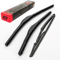 Frontwischer + Heckwischer Scheibenwischer Set FüR Fiat Stilo 192 Bis 06/2005