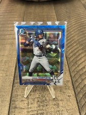 Diego Cartaya SAPPHIRE 2021 Bowman Draft #BDC-155 Los Angeles Dodgers. A33