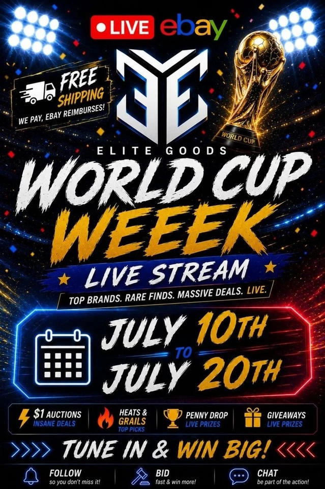 ⚽ WORLD CUP WEEK 🔥 Football Boots, Jerseys & $1 Auctions | Free Shipping🔥
