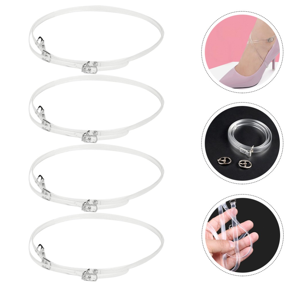 APL 4 paia di accessori per scarpe con lacci a prova di tacco per