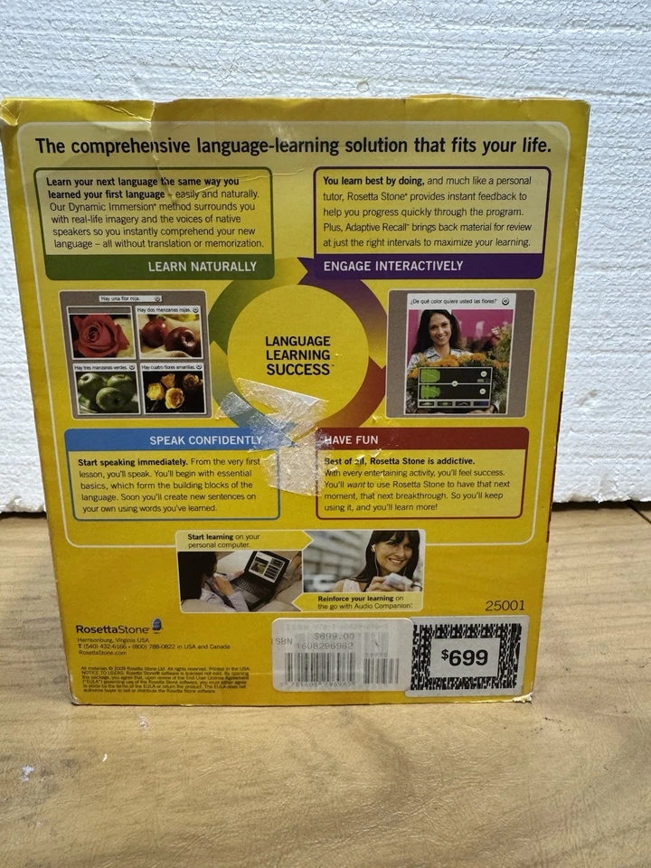 Rosetta Stone French Francais Level 1-5 CD Set Version 3 "No Headphones" - Image 3 of 4