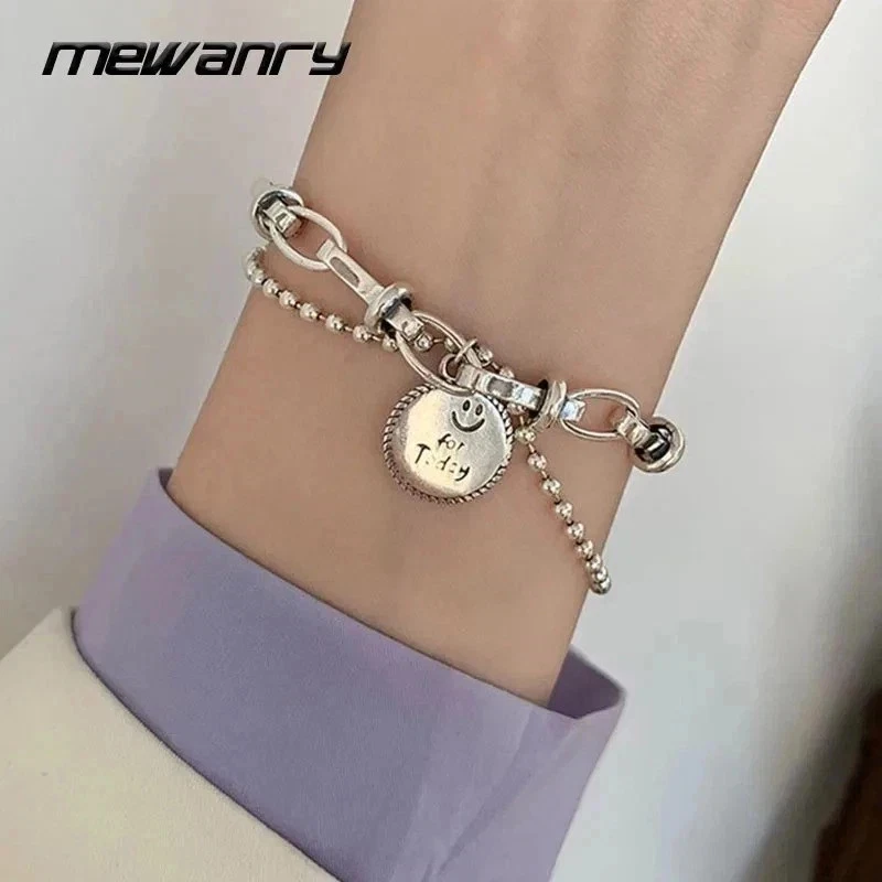 Massives 925 Sterling Silber Armband für Damen | Vintage Handarbeit schlichter Armreif
