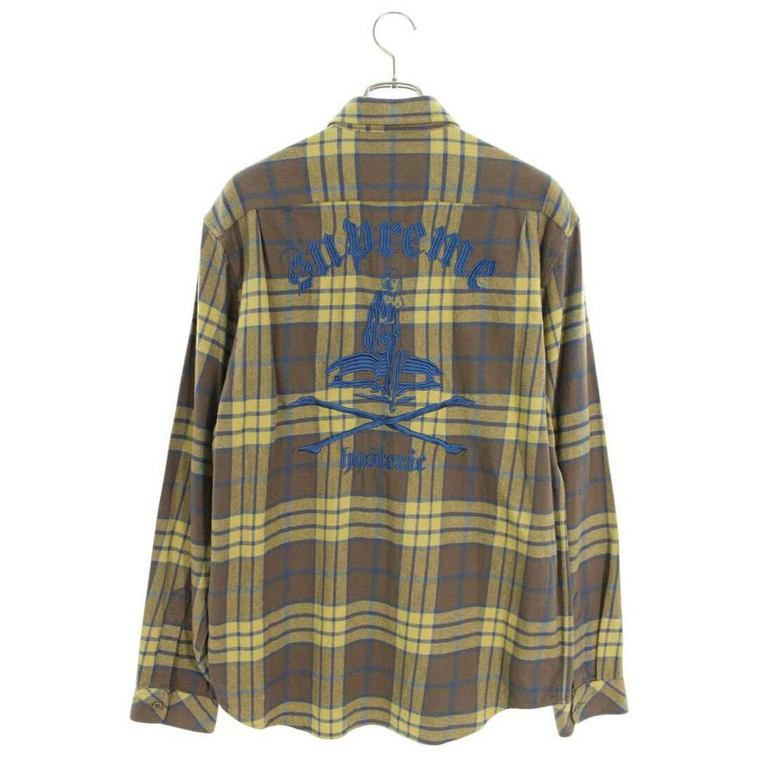 Supreme x Hysteric Glamour 21SS Plaid Flannel Shirt Logo 