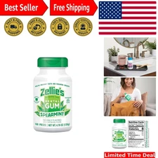 100 Count Xylitol Spearmint Gum | Natural Ingredients & Oral Health Protection