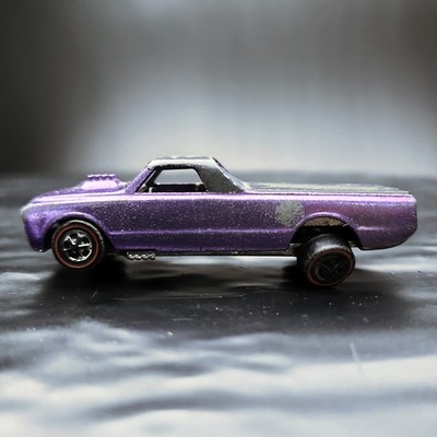 1968 Hot Wheels Redline Custom Fleetside Purple Truck Original 16