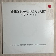 VARIOUS She's Having A Baby Soundtrack 1988 Vinyl LP I.R.S. IRS-6211 - VG