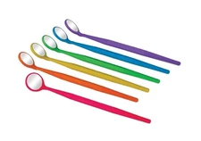 Zirc Crystal HD #5 Thin Grip Mouth Mirrors (Pkg. 12)