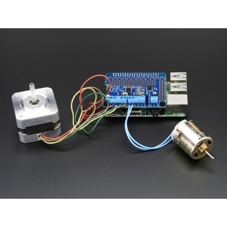 HAT moteurs continus et pas à pas sans soudure pour carte Raspberry Pi