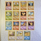 15 Vintage Pokemon Card Lot - Base Set 1999 WoTC TCG P1