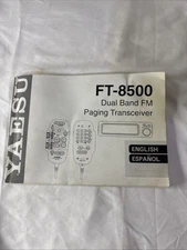 Original Yaesu Dual Band FM Paging Transceiver FT-8500 Owners Manual