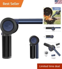 BBQ Fan Air Blower for Outdoor Camping Portable Electric Barbecue Fire Blower...