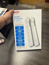 APC - Surge protector - 6 outlets - 2 pack