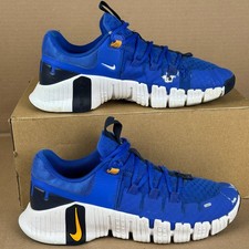 Nike Free Metcon 5 Racer Blue White Obsidian Sundial DV3949-400 Mens Size 9.5