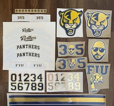 Florida International University / FIU Panthers Football Chrome Decal Full Set