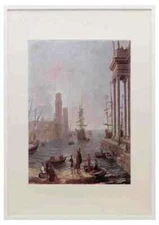 Claude Lorrain Departure Of Ulysses From The Land Of The Feaci A3 A4 Framed Pri