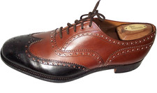 Church's Chetwynd sz 9.5 UK-10.5 US Brown/Black Wingtip Oxford LEFT SHOE ONLY