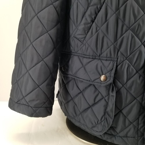Vintage Polo Ralph Lauren Quilted Jacket Old Money Style Blue Mens Corduroy Sz L - Picture 5 of 10