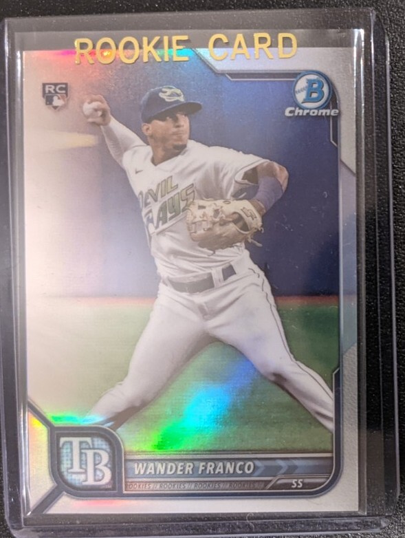 2022 Bowman Chrome #10 Wander Franco Refractor /499 RC Rays Rookie
