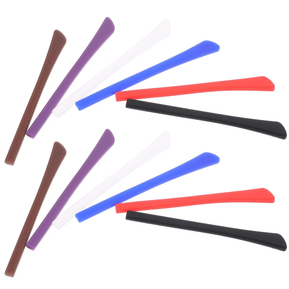 12 Pairs Spectacle Temples Men and Women Spectacles Leg Sleeve Eyewear Cover