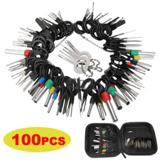 100Pcs Wire Connector Terminal Pin Release Key Extractor Tool Electrical Removal