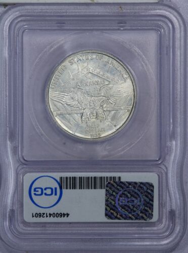 1935-S Arkansas Half Dollar 50C ICG MS66 - Picture 2 of 2