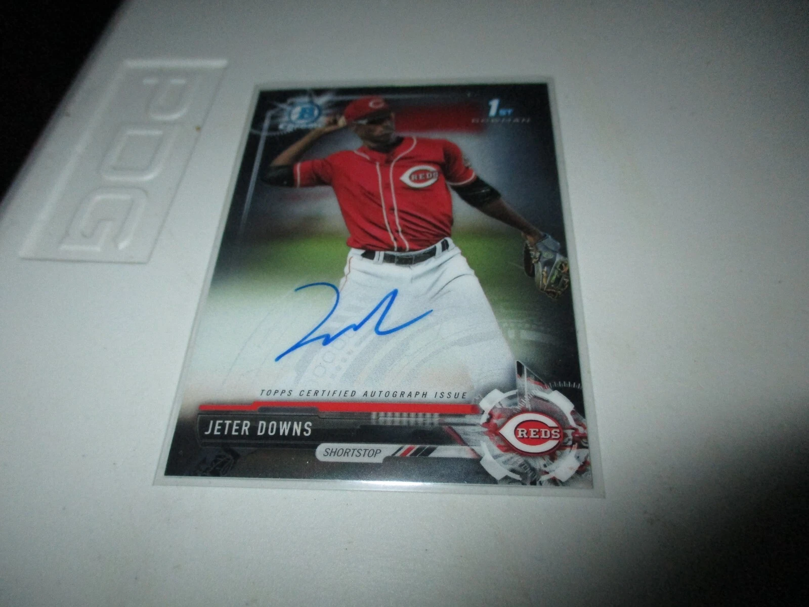 Jeter Downs 2017 1st Bowman Draft Chrome Auto #CDA-JD