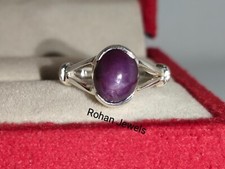 100 Natural Ruby Star Ring 925 Sterling Silver Ring Promise Ring Gift Ruby Ring