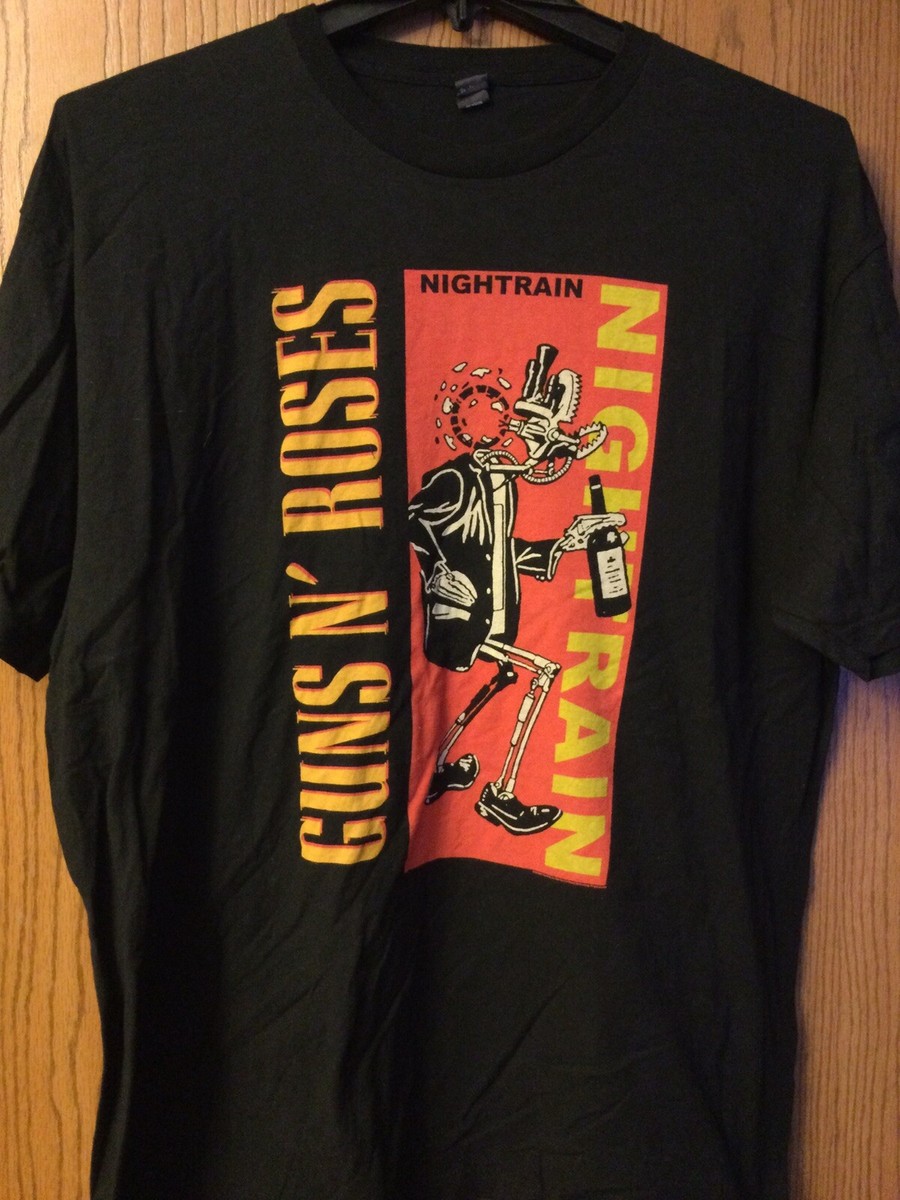 GUNSN’ROSES公式ファンクラブNIGHTRAINTシャツおまけつき Guns N Roses - “Night Train” Black Shirt. XXL. | eBay