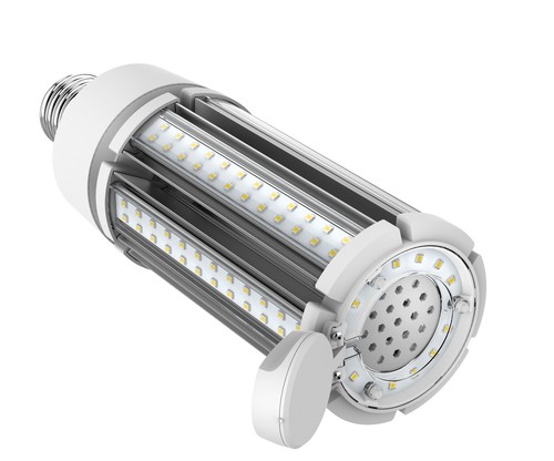 Satco S8988 63W =250W LED HID Corncob 100-277V Mogul Screw E39 3000K Warm White - Picture 3 of 13