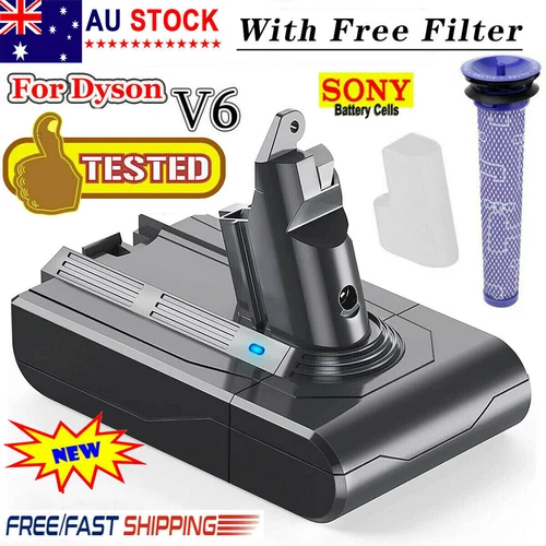 9500mAh For Dyson V6 Battery SV03 SV04 SV09 DC58 DC59 DC61 DC62 DC74 v6 Animal