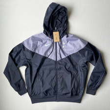 Tottenham Hotspur NWT Windrunner Jacket Mens Sz Medium Purple New Hooded EPL