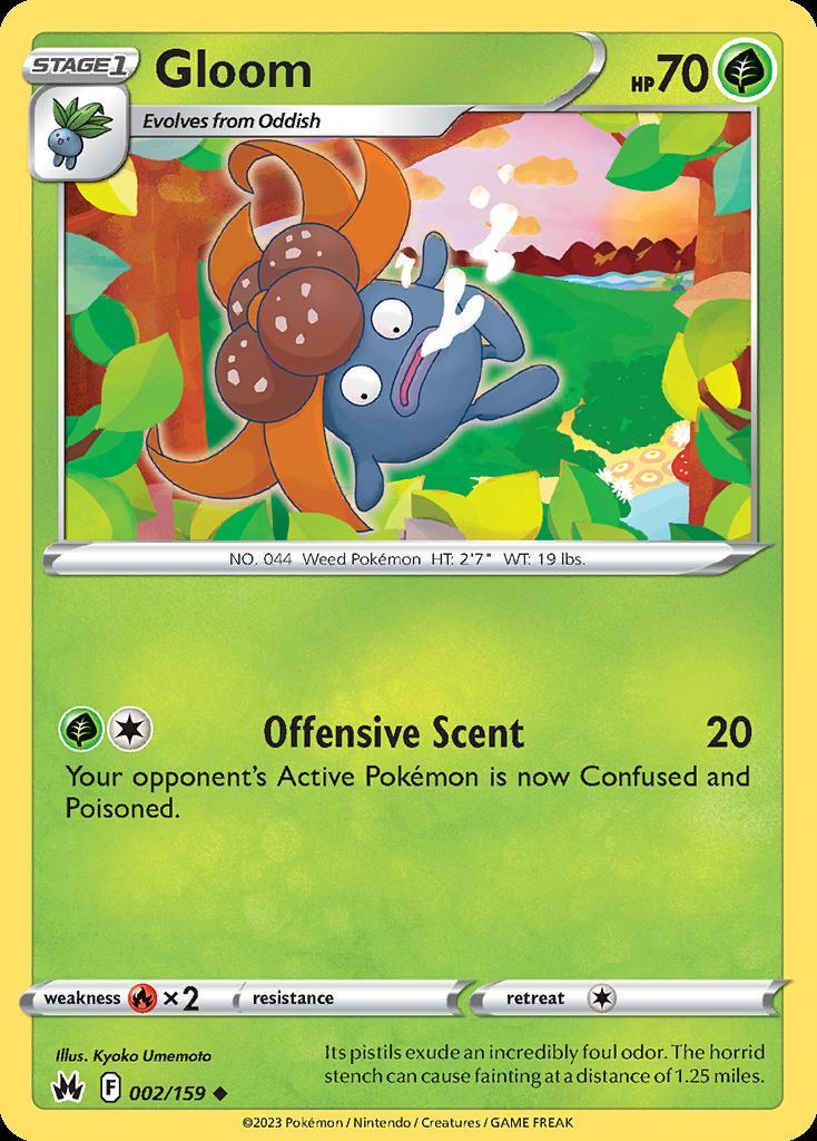 Pokemon Gloom (2/160) Crown Zenith LP