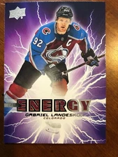 19-20 UD Series 1 Hockey Pure Energy PE-33 Gabriel Landeskog