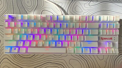 Redragon Kumara K552 W RGB  Mechanical Gaming Compact Keyboard *SLIGHTLY USED*