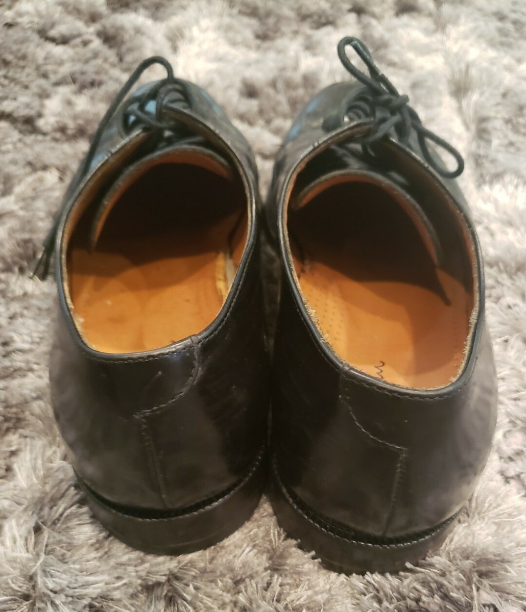 Cole Haan MensCity Plain Toe Lace Up Shoe Leather  Black C00588 US 9 D Cole Haan Mens Black Leather Split Toe Derby Dress Shoes  main image 3