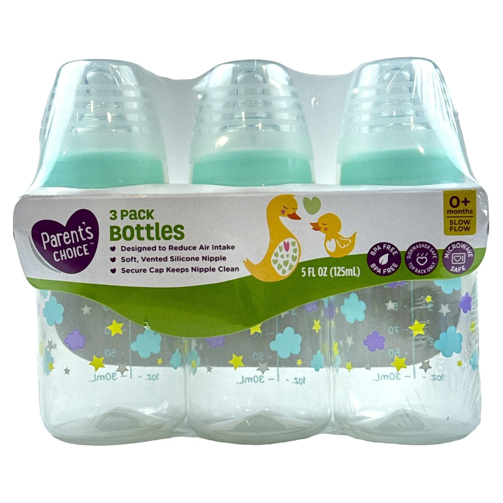 0 Months BPA-Free Plastic Bottle Multicolor Baby Bottles