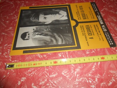 vintage musiknoten - Musikausgabe gta music caesarea - zum Leben